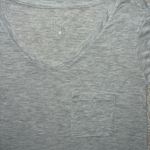 Aerie Striped V-Neck Shirt Photo 1