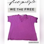 We The Free  Magenta Oversized T-shirt Photo 1