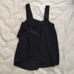 Madison Marcus  Black Silk Tank Top Blouse XS Photo 2