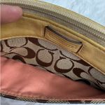 Coach y2k Tan Signature Brown Wristlet Photo 2