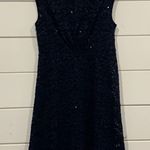INC Navy Blue Lace Overlay Dress NEW Size 10 International Concepts Dress Photo 9