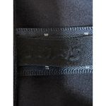 SKIMS  Women's Black Faux Vegan Leather Sleeveless Back Zip Crop Tank Top Size L Photo 2