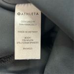 Athleta Stellar Women's Gray Hybrid Leggings Size S zip pockets slit hem Yoga Photo 3