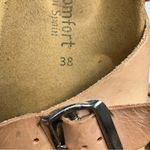 Biocomfort 2 strap sandals peach leather straps size 38 Orange Photo 6