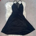 Black Lacy Back Dress Photo 0