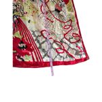 Retro Theme 50s Rockabilly Sock Hop Christmas Scarf 68x20 Novelty Print Glam Red Photo 13