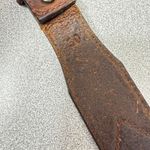 REI Beaded Leather Belt 30 Brown Colorful Stitched Western Southwest *No Buckle Photo 8