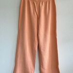 SKIMS French Terry Straight Leg Pant in Cantaloupe, Size X-Small Photo 8