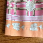 Vineyard Vines  Silk Printed Lined Mini Skirt Pink Orange Taupe Women’s Size O Photo 1