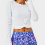 Lilly Pulitzer Luxletic Aila Skirt Skort– Peri Takin It Easy Print Small Photo 0