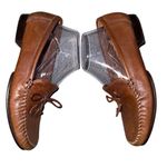 Vaneli Women's Brown Leather Moccasins Loafers Size 8.5 Narrow Casual Shoes Photo 3