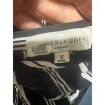 Waverly Grey Striped Pants Women's Size S Black White Drawstring Casual Photo 4