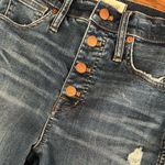 Madewell  10” High-Rise Skinny Jean: Drop Hem Edition | 27 | Distressed Photo 3