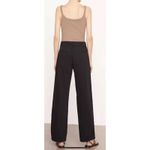 Vince BLACK Women's High-Waist Washed Casual Pant, Size US 14 Linen Cotton Photo 2