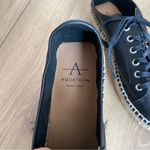 Aquatalia  flyn water resistant espadrille lace up leather sneakers new Photo 3