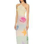 Capittana Barbara seashell print cover up Dress M/L Yellow Size undefined Photo 11