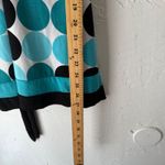 Vanity‎ Y2k Sleeveless Mini Dress Teal Black White Polka Dot Party Going Out Top Blue Photo 6