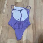 Venus  Sz XS lavender purple one piece swimsuit with white lining #swimwear Photo 2