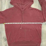 American Eagle  Vintage Wash Red Hoodie Sweatshirt Pullover Hooded Size M Photo 2