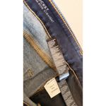 Spanx High Rise Straight Leg 5 Pocket Denim Size 28 Zip Up Jeans Dark Wash Denim Photo 4