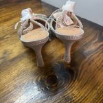 A New Day  Silver Blingy Holiday Bow Heels Size 8 Photo 5