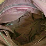 INC maroon, quilted nylon tote bag Purple Photo 4