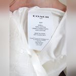 Coach NWT Broderie Anglaise Mini Dress SZ 4 Photo 9