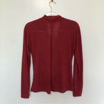 Sanctuary Knit Top Gathered Low Cut Red Small Photo 4
