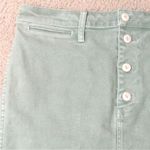 Madewell  Denim Emmett Mint Sage Skirt, size 26 Photo 1