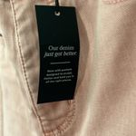 Ann Taylor NWT  THE KICK CROP salmon denim in size 4 with fringe at bottom Photo 2