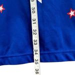 Vintage Raw Blue Jersey Dress L Blue New York Lace Sleeves Sporty Y2K Streetwear Size L Photo 9