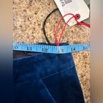 Zadig & Voltaire  Defile Prevy Velvet Pants in Blue Flared Bottoms Size 34 FR NWT Photo 4