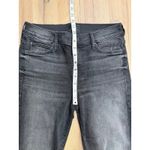 MOTHER Denim MOTHER The Rascal Ankle Snippet Night Hawk Black Raw Hem Jeans 27 Photo 9
