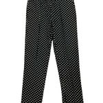 H&M Women’s Preppy Cotton Straight Leg Polka Dot Pants Officewear Business Casual 2 Photo 1