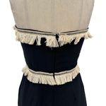 Selfie Leslie  Bermuda Bandeau Tassel Trim Romper Black Size‎ US Large Photo 9