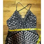 ASTR  Women’s Small Black Nude Lace Low Back Backless  Dress Cocktail Party Dress Photo 2