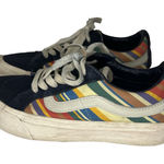 Vans Old Skool UltraCush Retro Stripes Dress Blues Women 7 Men 5.5 Skate Shoes Photo 0