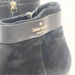 Kate Spade  Size 8B Black Morgan Vegan Suede Leather Booties Photo 1