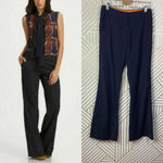 Tory Burch Wide-Leg Dress Pants in Navy Blue Size US 2 Photo 1