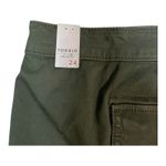 Torrid  Olive Green Twill Button Front Utility Shorts Plus Size 24 NWT‎ Photo 7