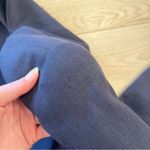 Max Mara  Women’s Purple Italian Two Button Linen Blazer Longline Size 6 Photo 2