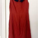 Boden Imelda Linen Dress Blue Size 4 Photo 5
