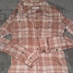 Workshop Pink Flannel Shacket Photo 0