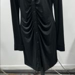 Wild Fable Black Long Sleeve Shirt Dress Photo 2