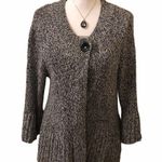 Style & Co . Black & Grey Marbled Sweater Poncho XL Photo 0