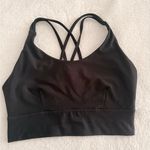 Athletic Works  Black Sports Bra with Crossback Straps Photo 0