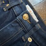 Tory Burch Indigo Denim Jeans with Gold Accents Photo 6