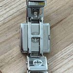 Zodiac Rare Luxury Ladies Watch Checkered Gray Metal Dial Stainless Bracelet Photo 11