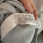 ZARA Shimmery Metallic Gray Denim Jumpsuit Romper Size Medium Photo 13