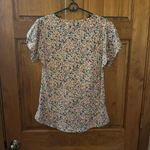 Nordstrom Floral feminine Y2K style V-Neck babydoll playful Blouse size medium Photo 4
